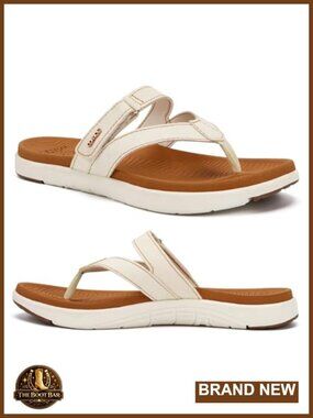 Womens Orthotic Flip Flops with Arch Support Cushioned Yoga Mat Footbed